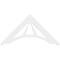 Ekena Millwork Pitch Stanford Architectural Grade PVC Gable Pediment, 36"W x 18"H x 1"P (12/12) GPP036X018X100STA - alternate 3